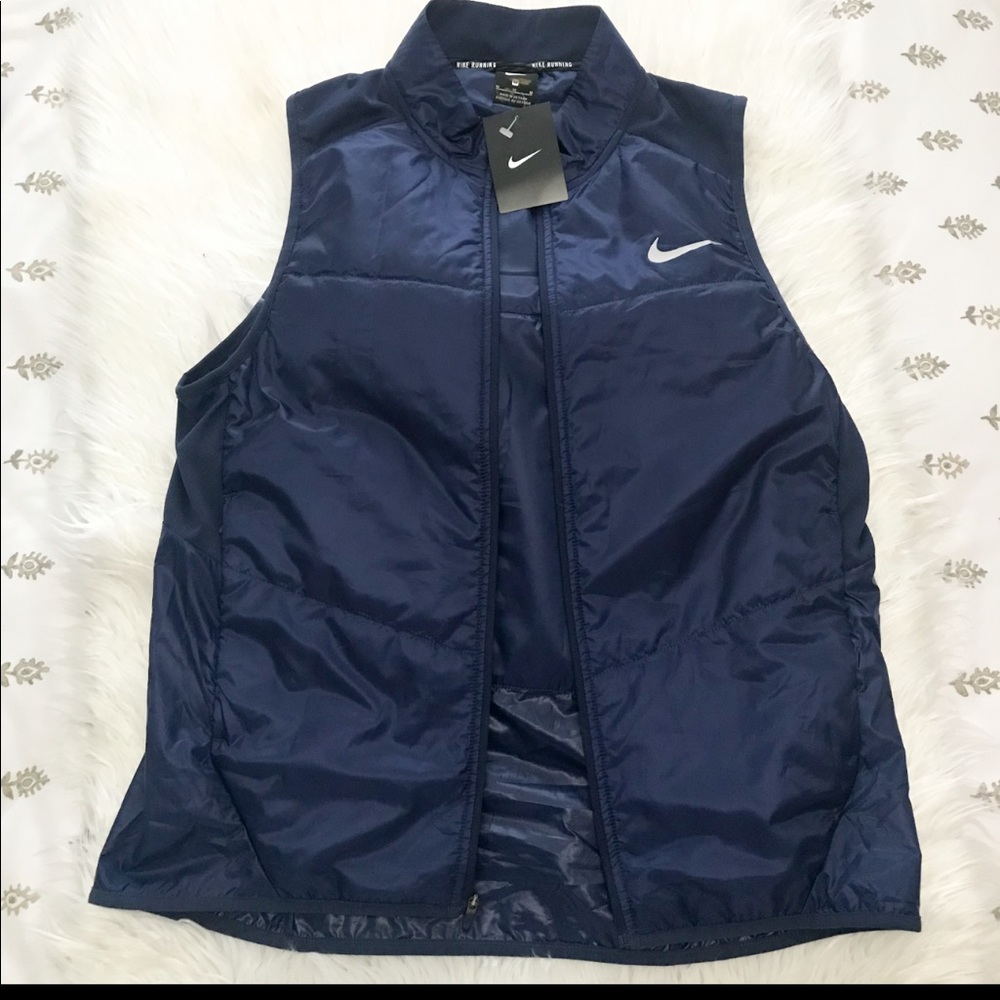 Nike navy windbreaker Vest
